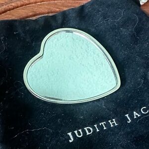 Judith Jack heart shaped mirror EUC